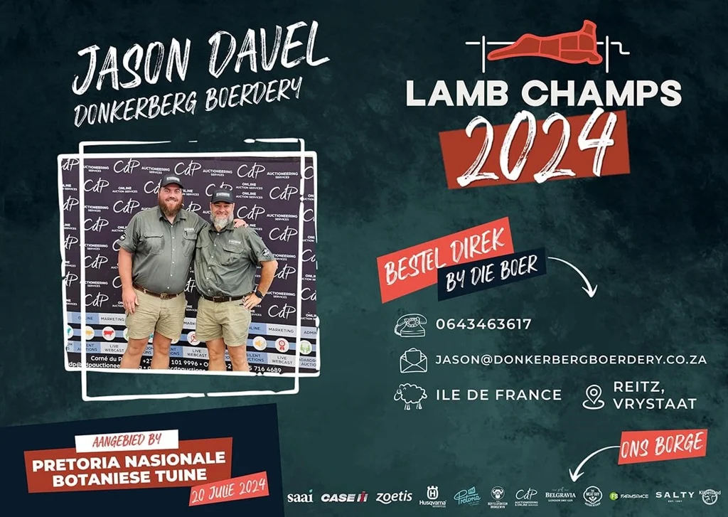 Lamb Champs pretoria 2024 banner